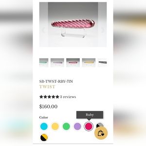 Simply Blown Twist Ruby Adult toy